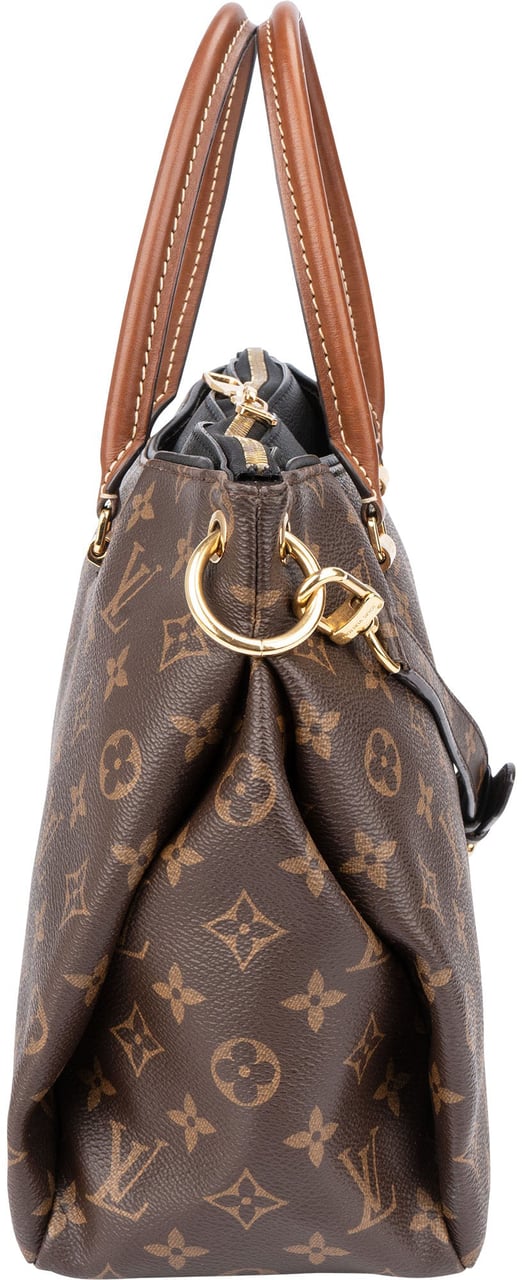 Louis Vuitton Louis Vuitton Canvas Monogram Pallas MM Handbag Bruin