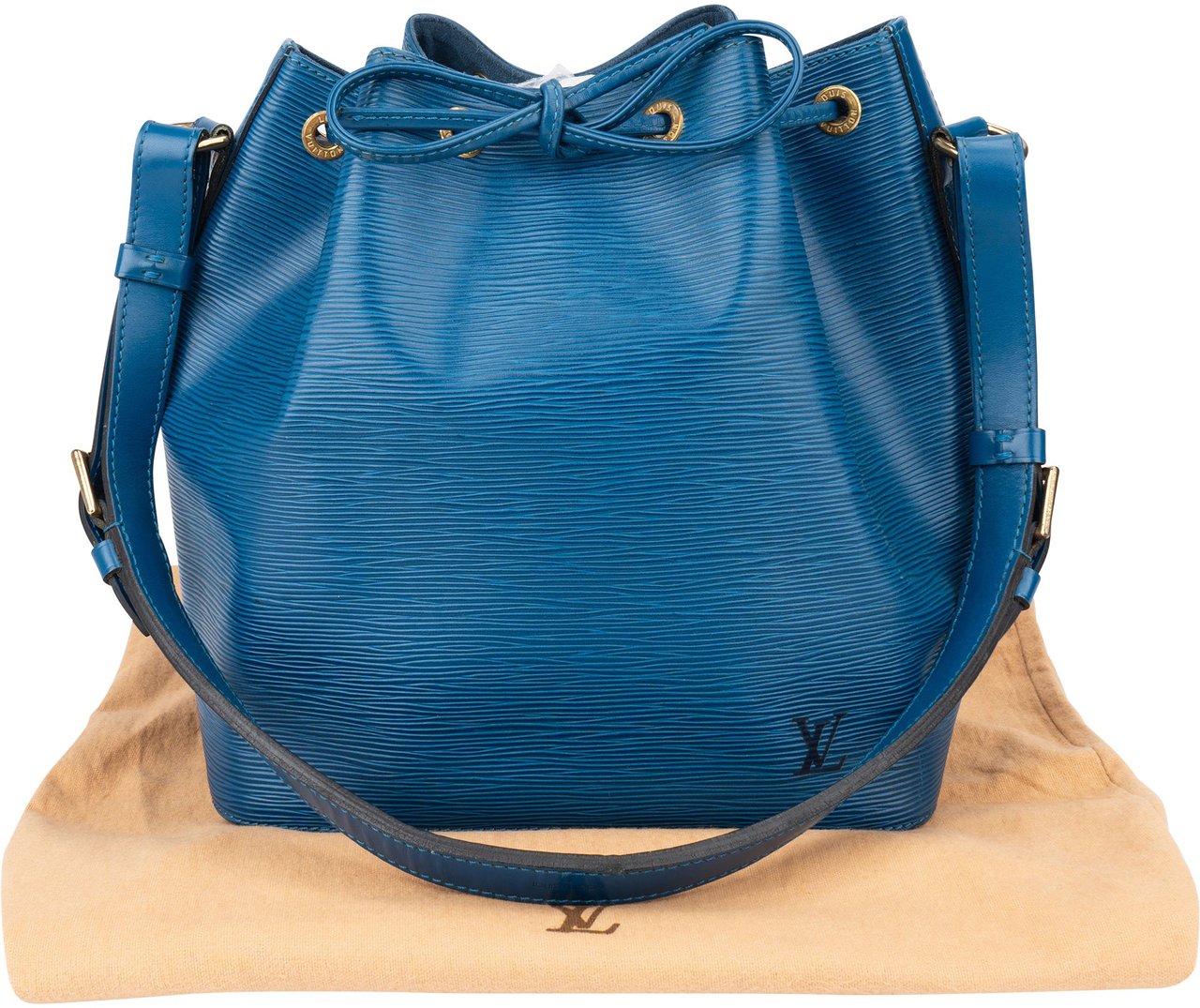 Louis Vuitton Louis Vuitton Bleu Epi Leather Sac Noe Petit Shoulder Bag Blauw