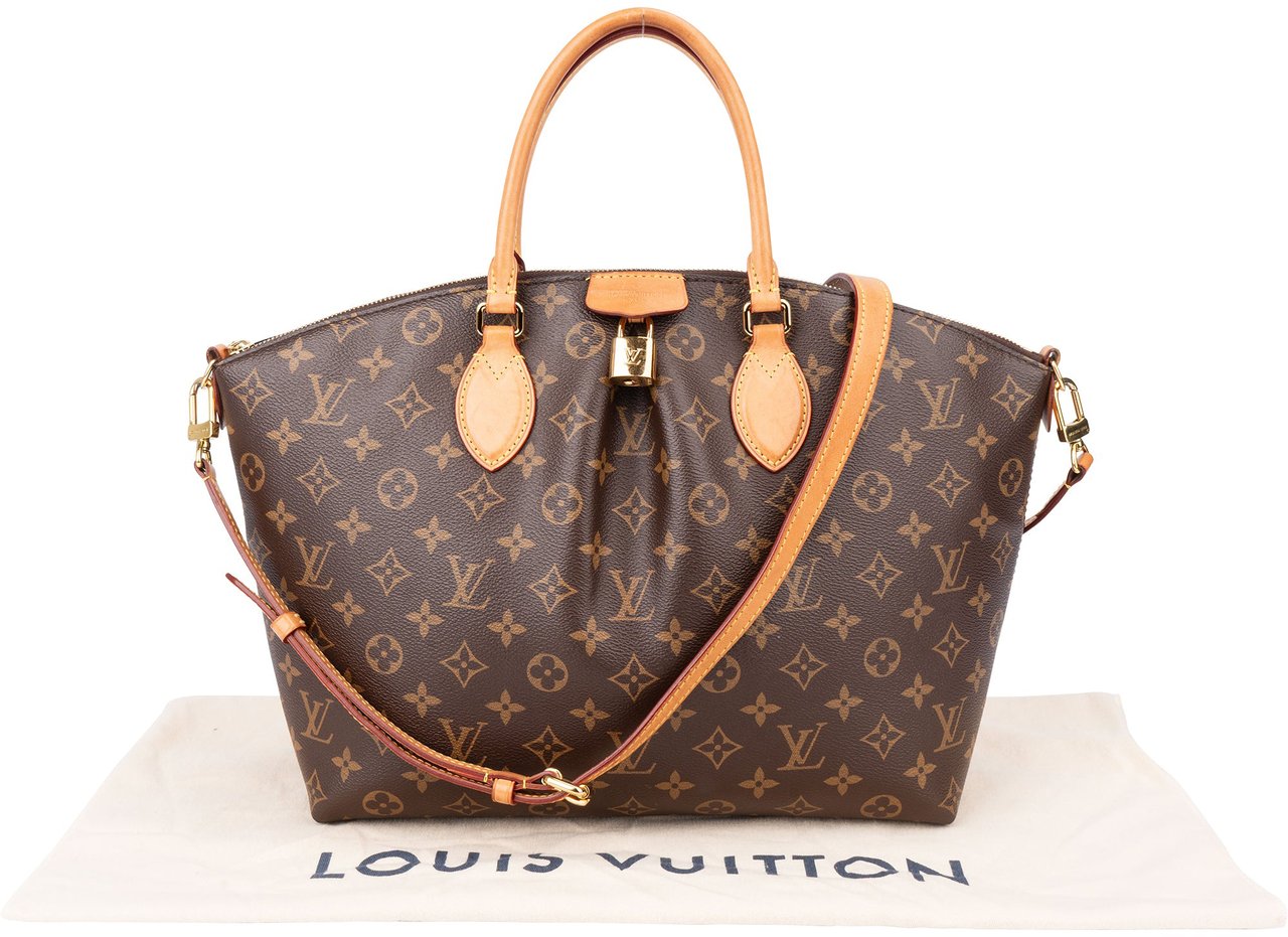 Louis Vuitton Louis Vuitton Canvas Monogram Rivoli GM Handbag Bruin