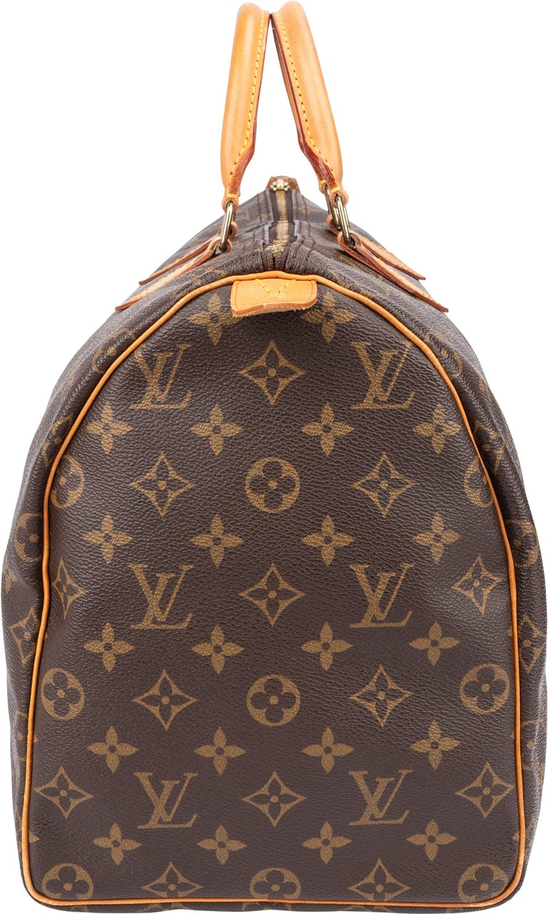 Louis Vuitton Louis Vuitton Canvas Monogram Speedy 40 Handbag Bruin