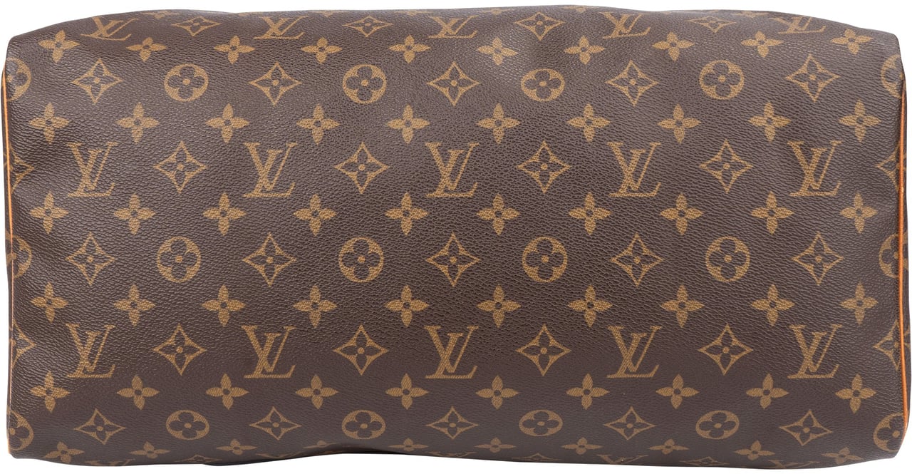 Louis Vuitton Louis Vuitton Canvas Monogram Speedy 40 Handbag Bruin