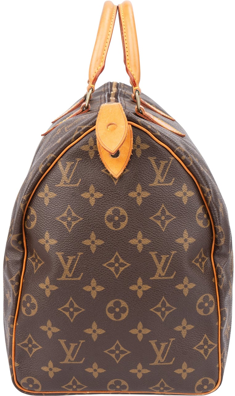 Louis Vuitton Louis Vuitton Canvas Monogram Speedy 40 Handbag Bruin
