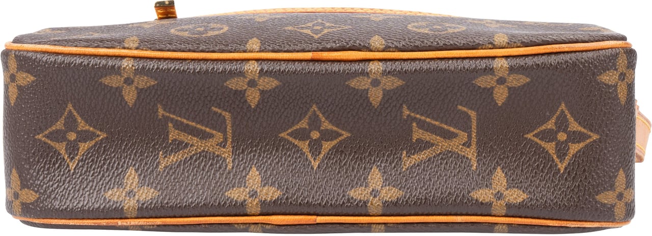 Louis Vuitton Canvas Monogram Pochette Cite Shoulder Bag Bruin