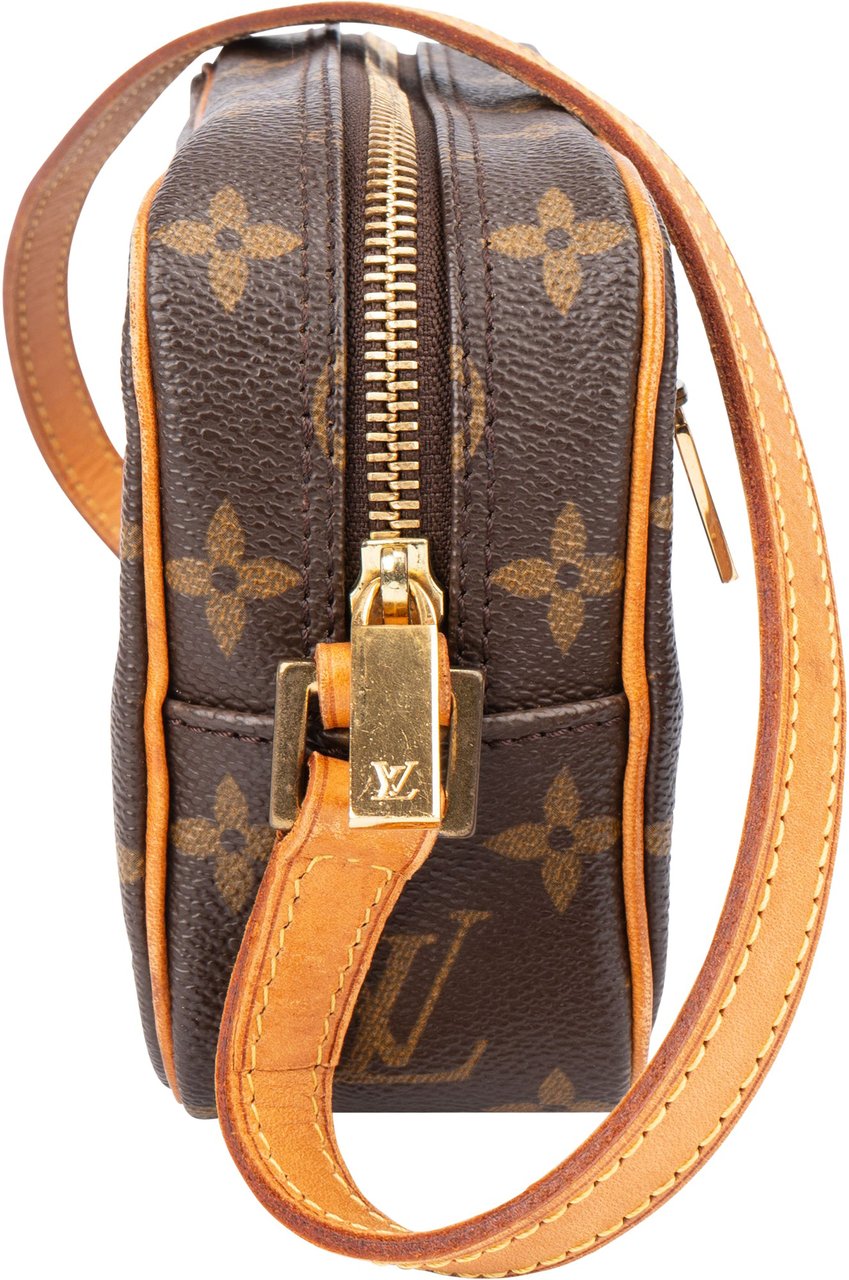 Louis Vuitton Canvas Monogram Pochette Cite Shoulder Bag Bruin