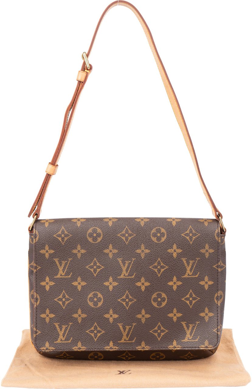Louis Vuitton Louis Vuitton Canvas Monogram Musette Salsa Crossbody Bag Bruin