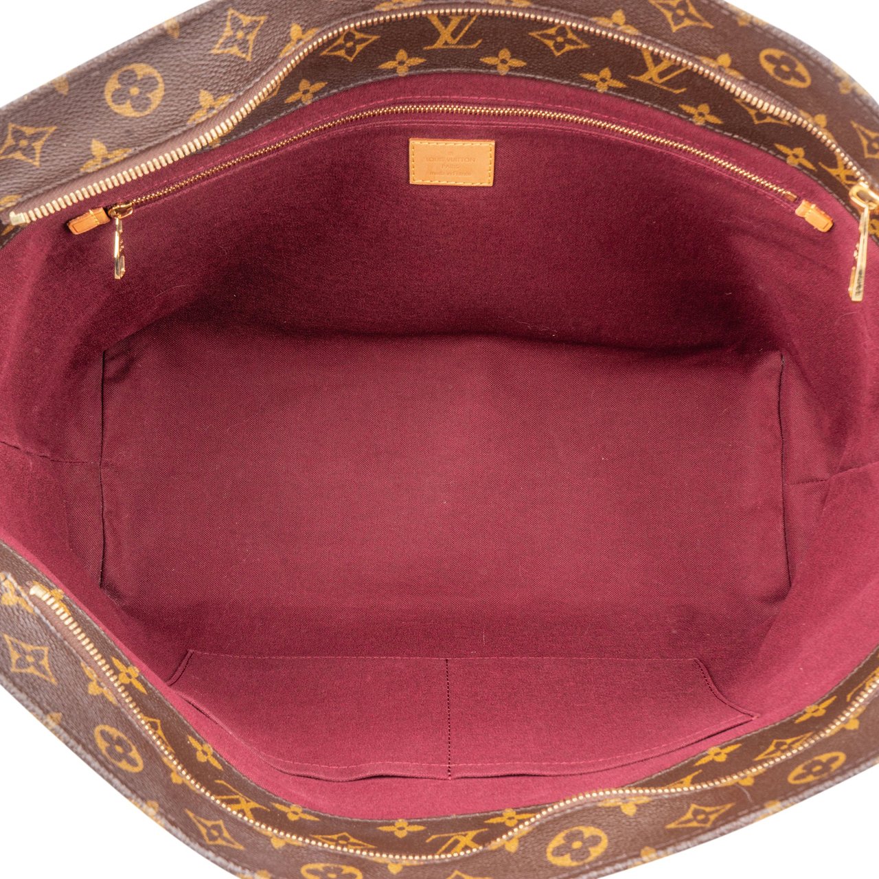 Louis Vuitton Louis Vuitton Canvas Monogram Raspail MM Handbag Bruin