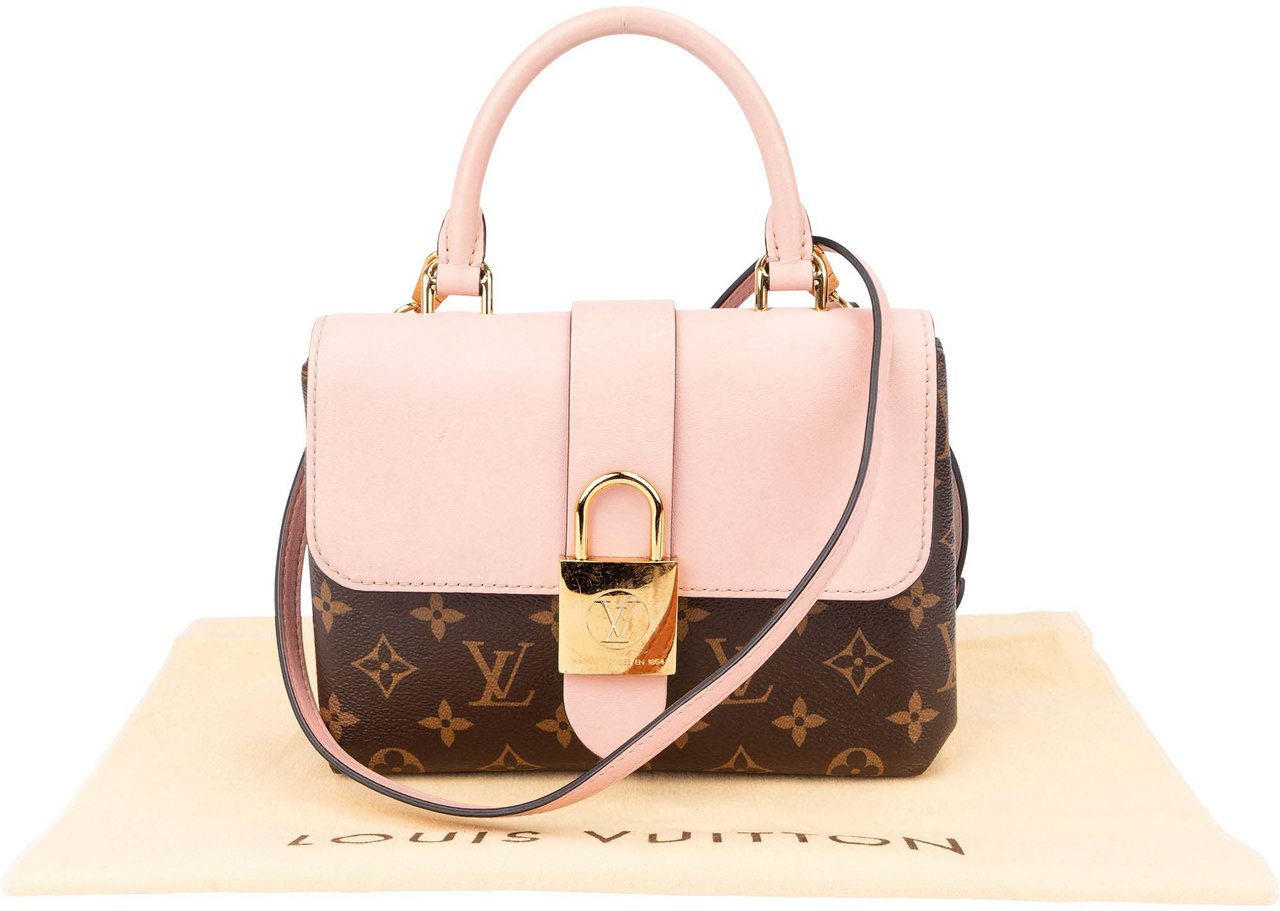 Louis Vuitton Louis Vuitton Canvas Monogram Locky BB Handbag Bruin