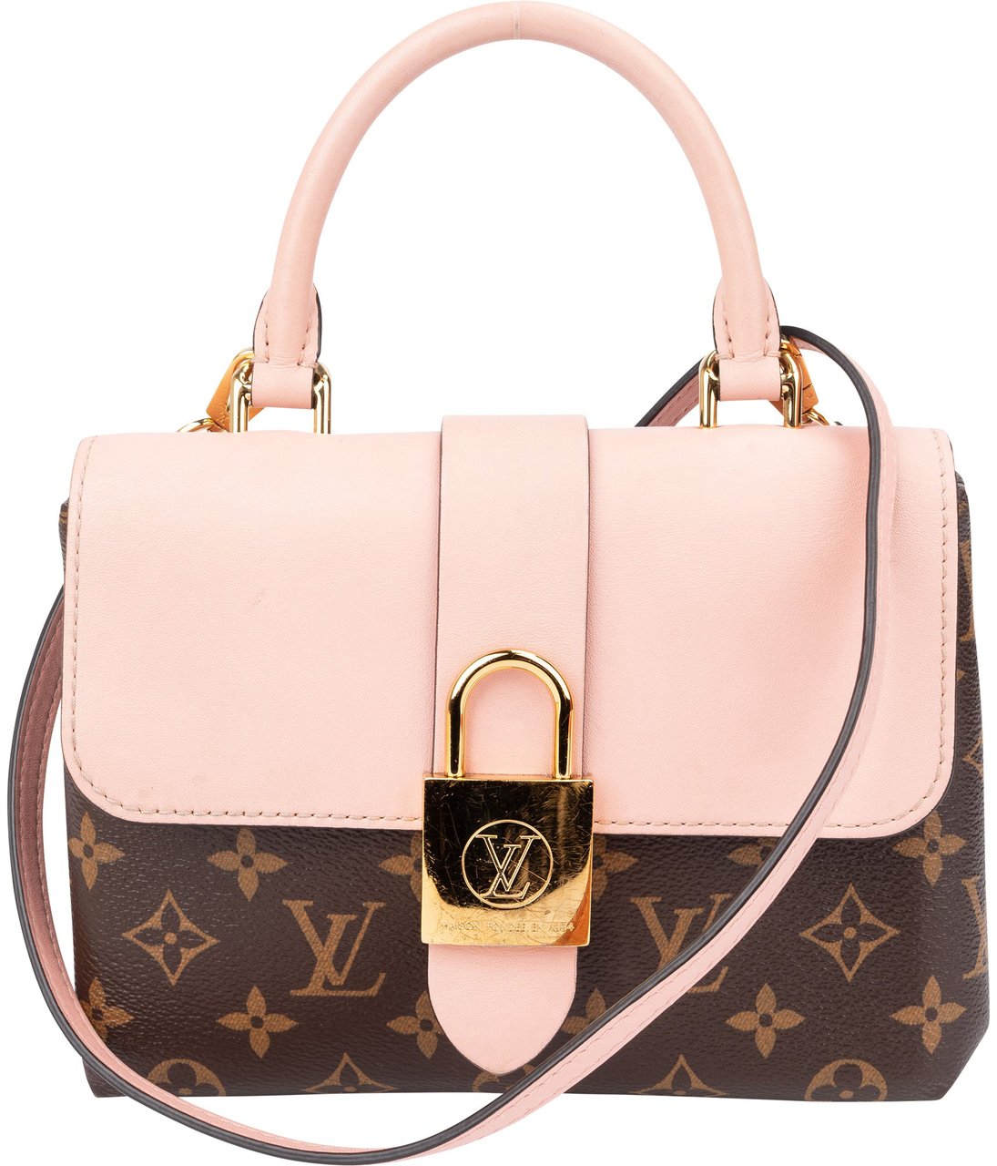 Louis Vuitton Louis Vuitton Canvas Monogram Rocky BB Handbag Bruin