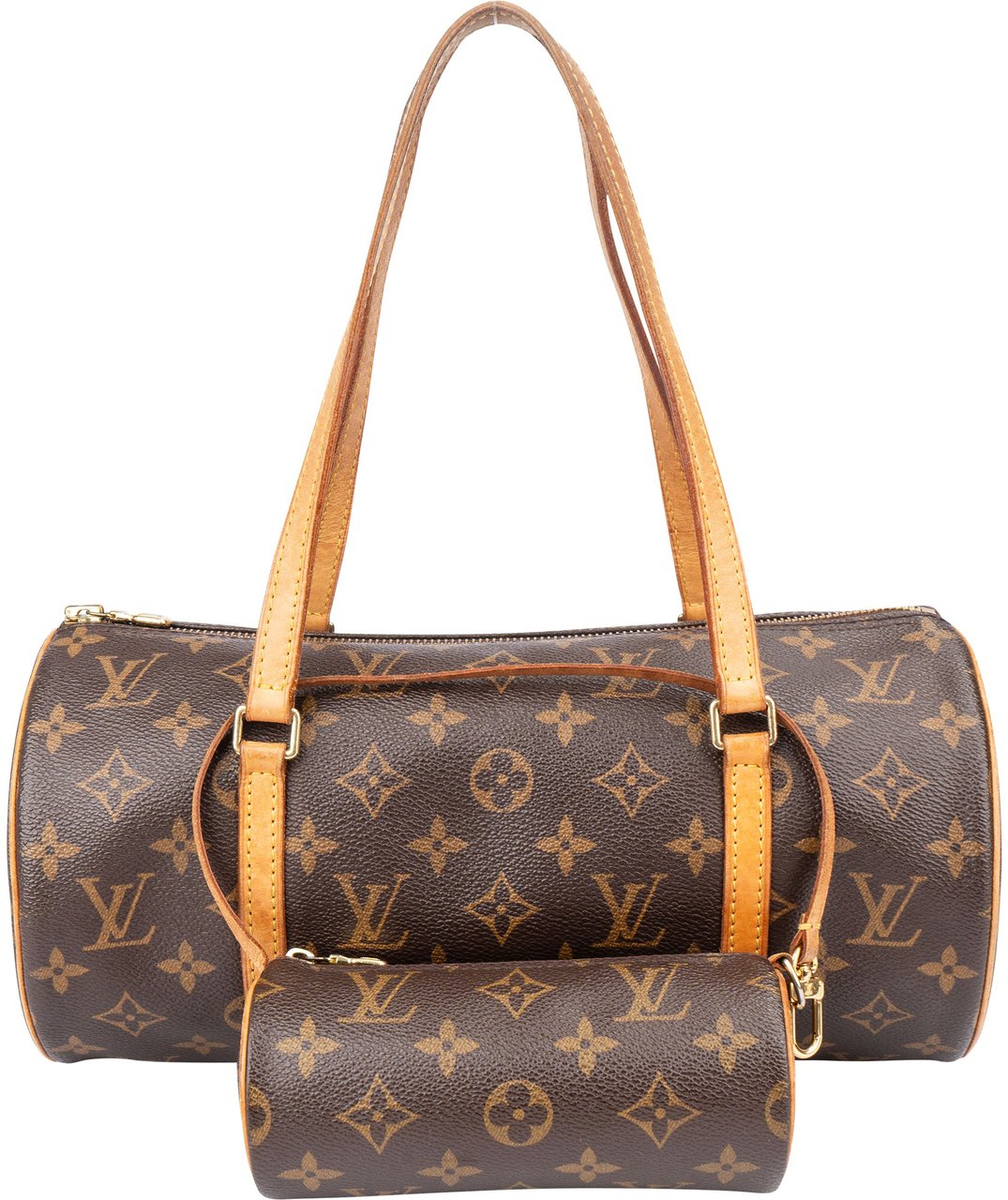Louis Vuitton Louis Vuitton Canvas Monogram Papillon Set Handbag Bruin