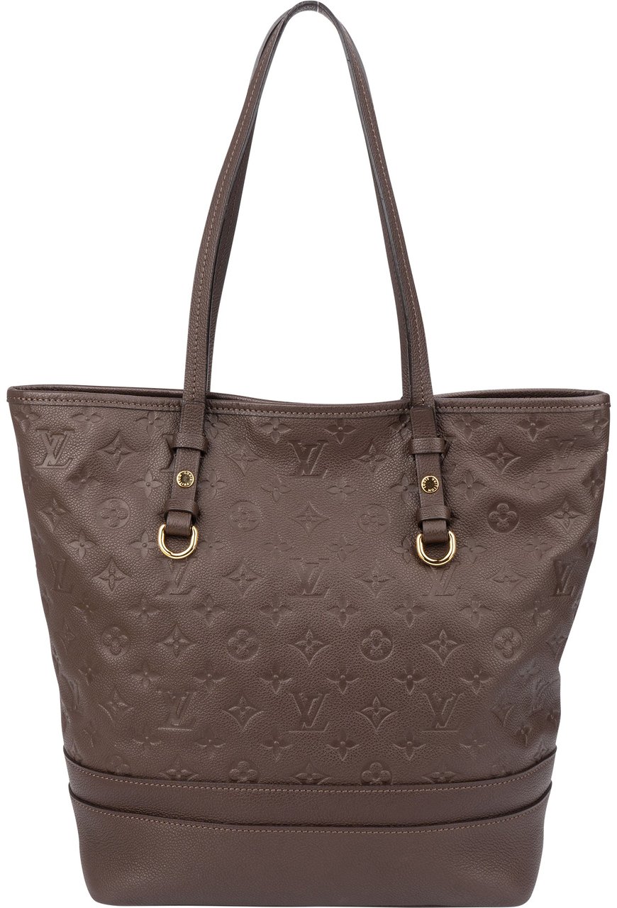 Louis Vuitton Louis Vuitton Brown Leather Empreinte Monogram Citadine PM Shoulder Bag Bruin