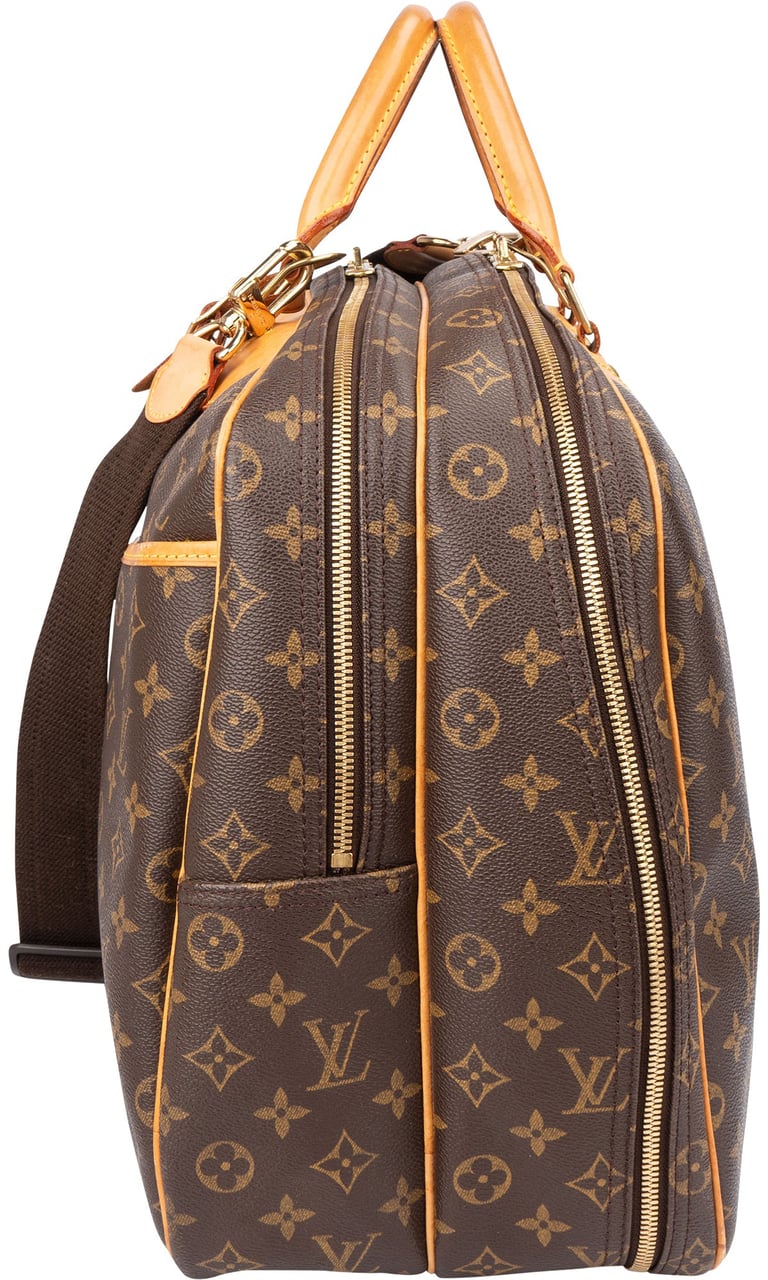 Louis Vuitton Louis Vuitton Canvas Monogram Alize Travel Bag Bruin