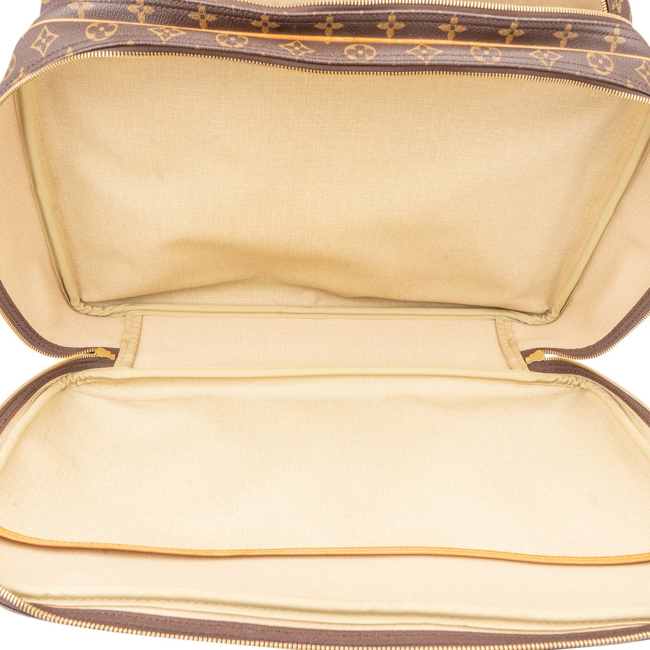Louis Vuitton Louis Vuitton Canvas Monogram Alize Travel Bag Bruin
