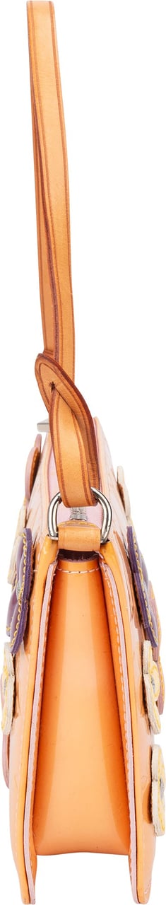 Louis Vuitton Louis Vuitton Limited Floral Vernis Monogram Lexington Pochette Handbag Geel