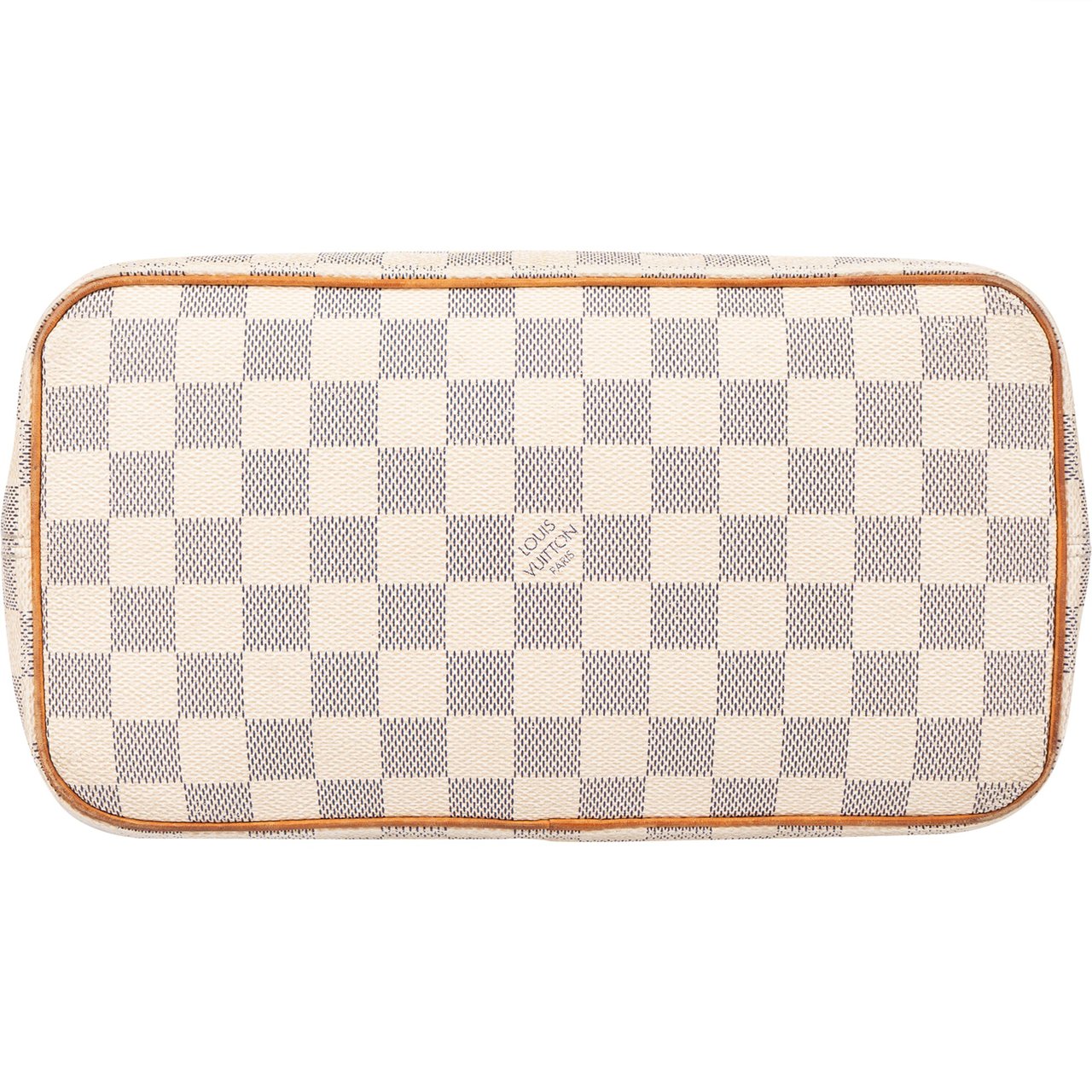 Louis Vuitton Louis Vuitton Damier Azur Monogram Saleya PM Handbag Wit