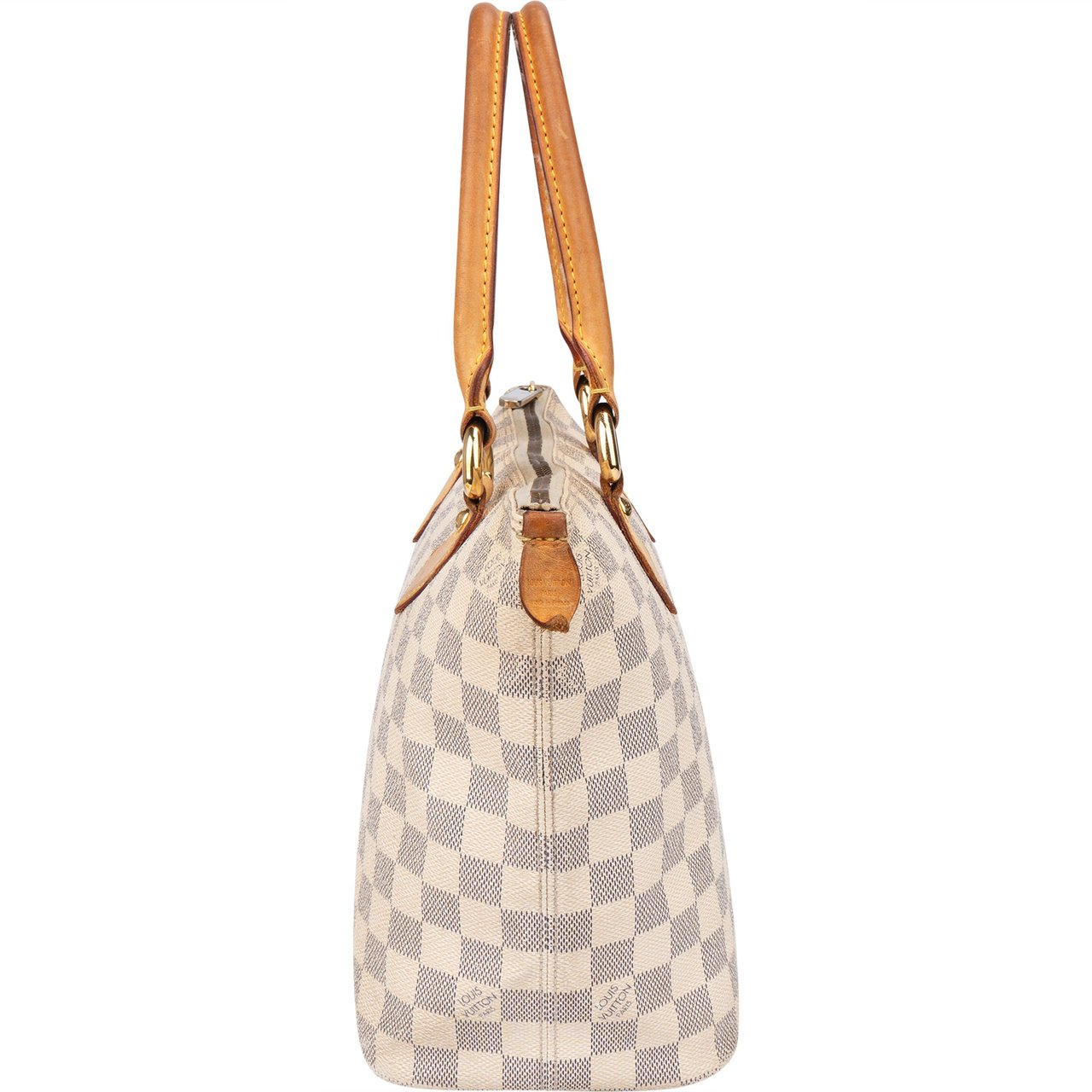 Louis Vuitton Louis Vuitton Damier Azur Monogram Saleya PM Handbag Wit