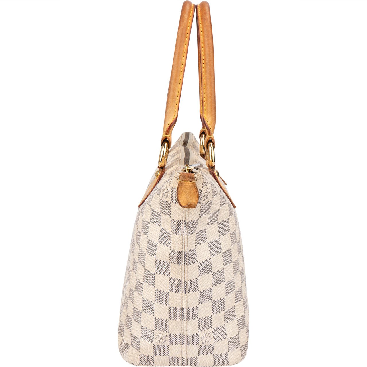 Louis Vuitton Louis Vuitton Damier Azur Monogram Saleya PM Handbag Wit