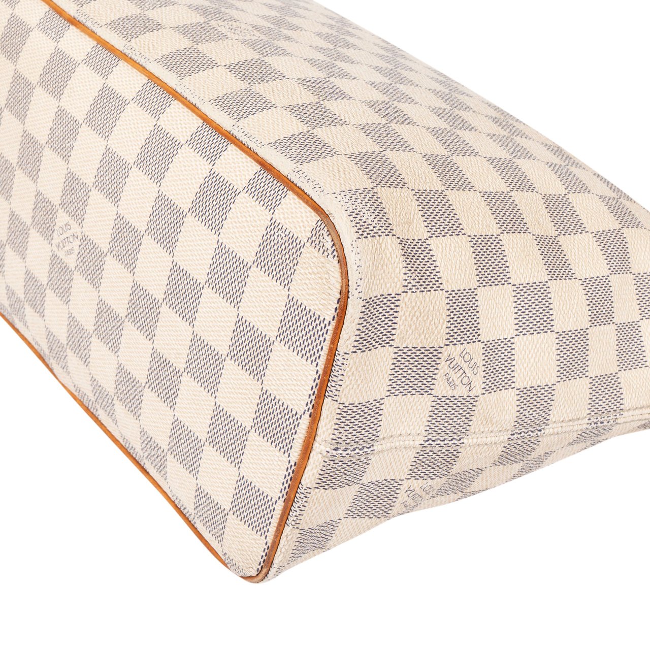 Louis Vuitton Louis Vuitton Damier Azur Monogram Saleya PM Handbag Wit