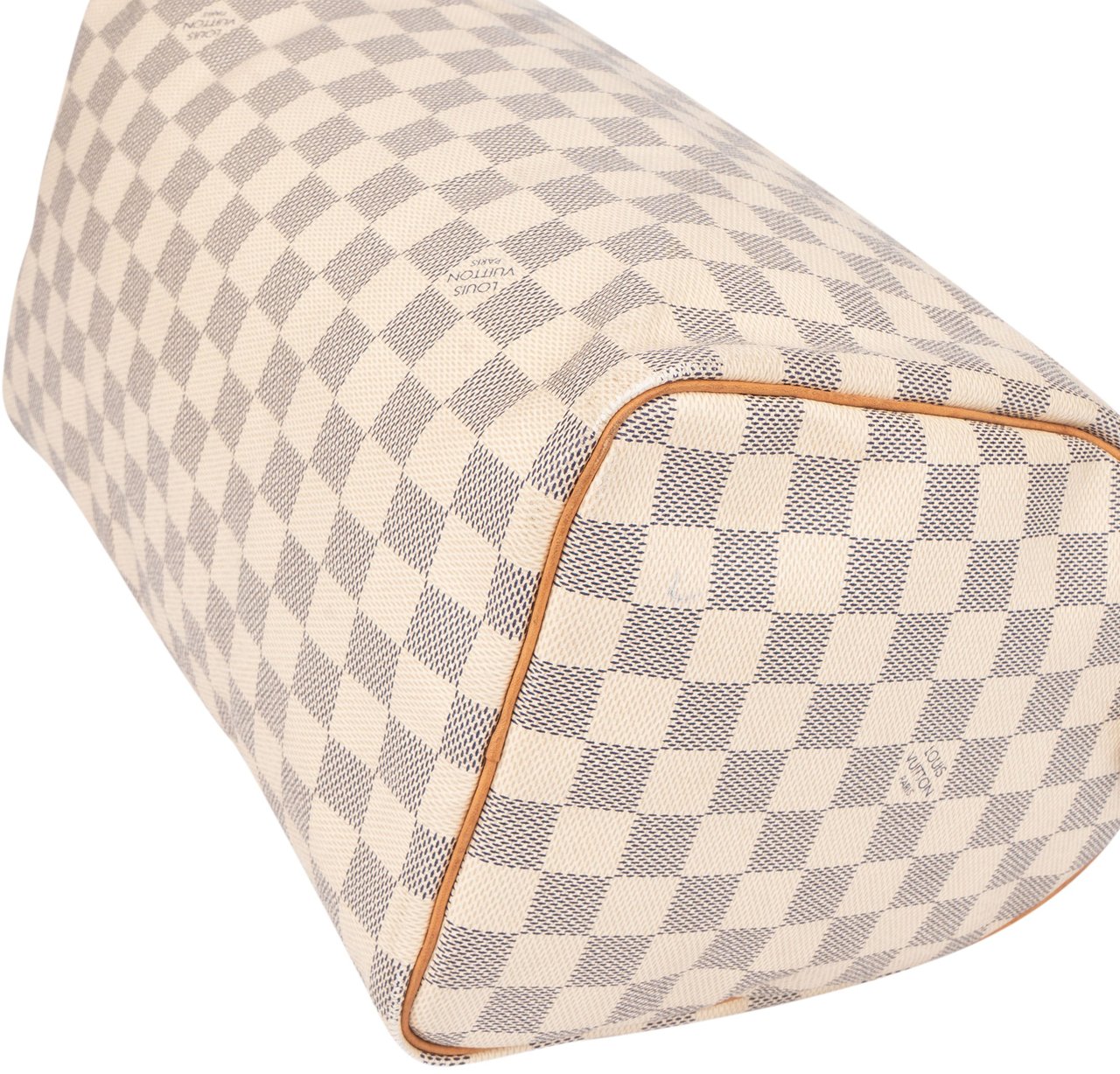 Louis Vuitton Louis Vuitton Damier Azur Monogram Speedy 30 Handbag Wit