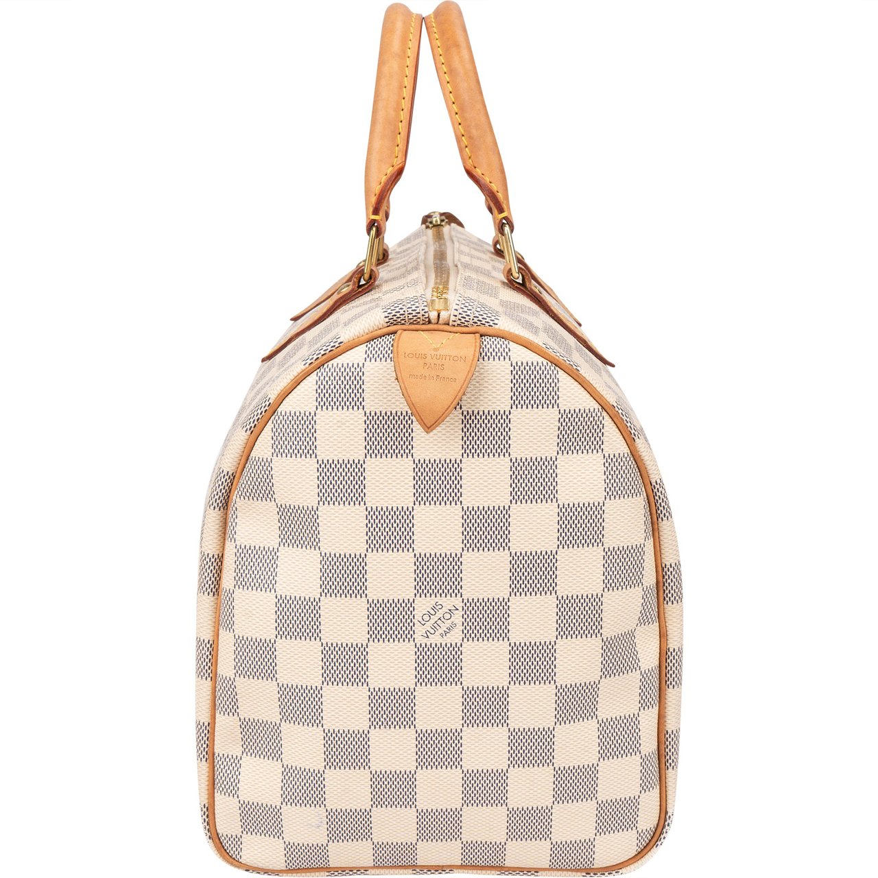 Louis Vuitton Louis Vuitton Damier Azur Monogram Speedy 30 Handbag Wit