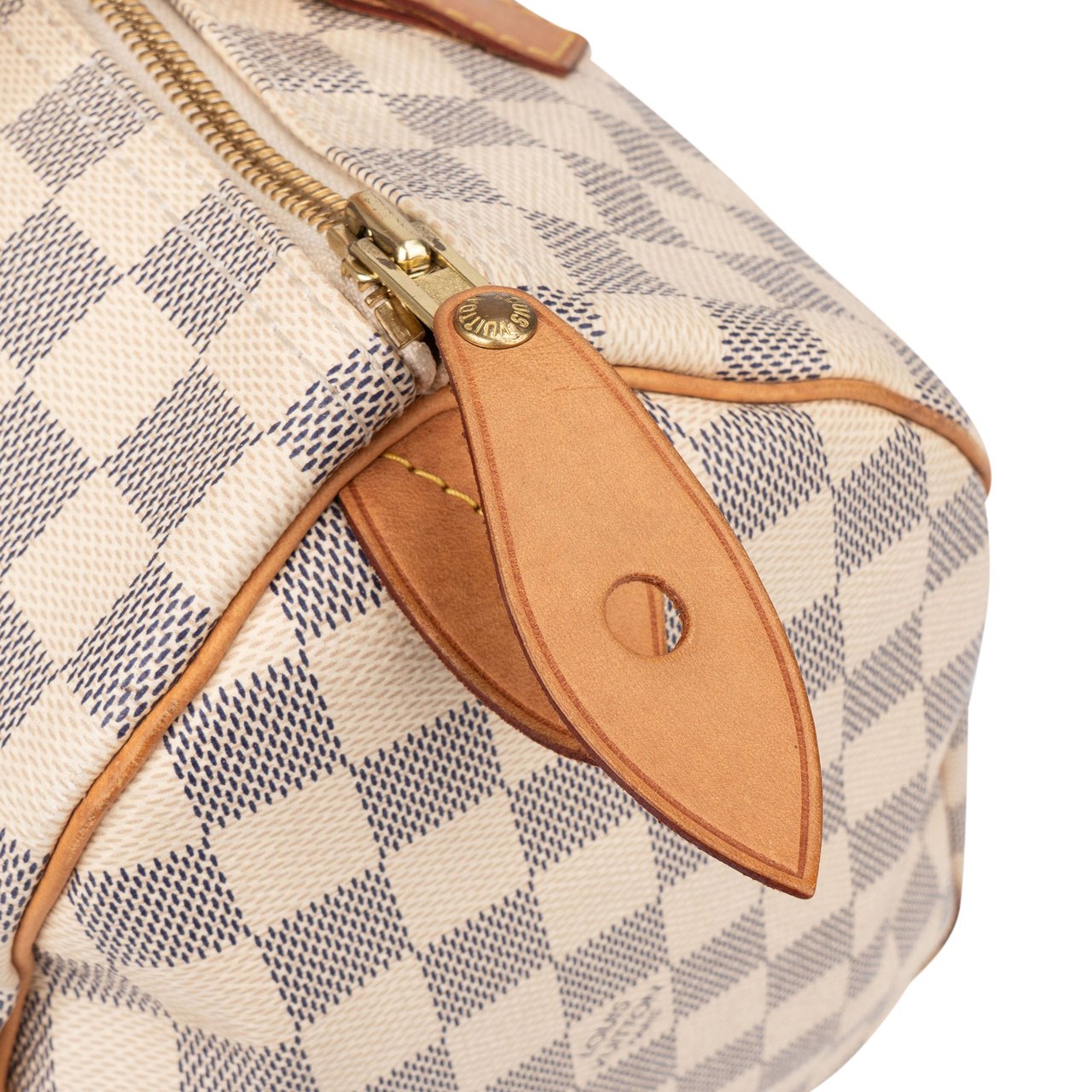 Louis Vuitton Louis Vuitton Damier Azur Monogram Speedy 30 Handbag Wit