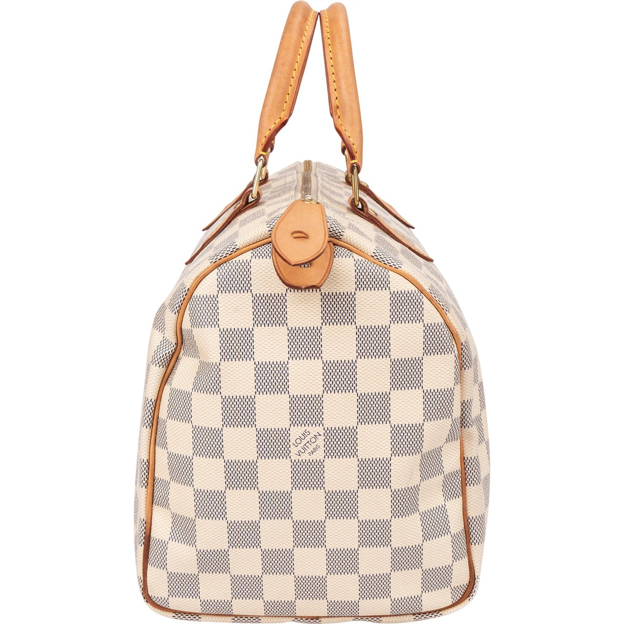 Louis Vuitton Louis Vuitton Damier Azur Monogram Speedy 30 Handbag Wit