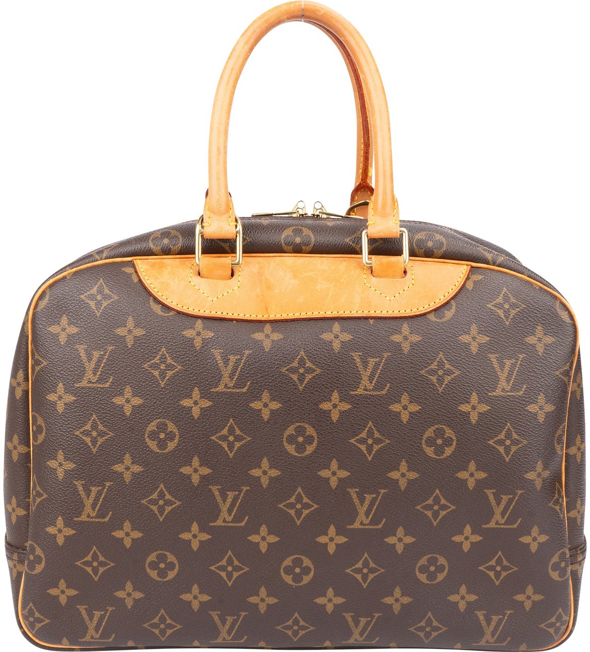 Louis Vuitton Louis Vuitton Canvas Monogram Deauville Handbag Bruin