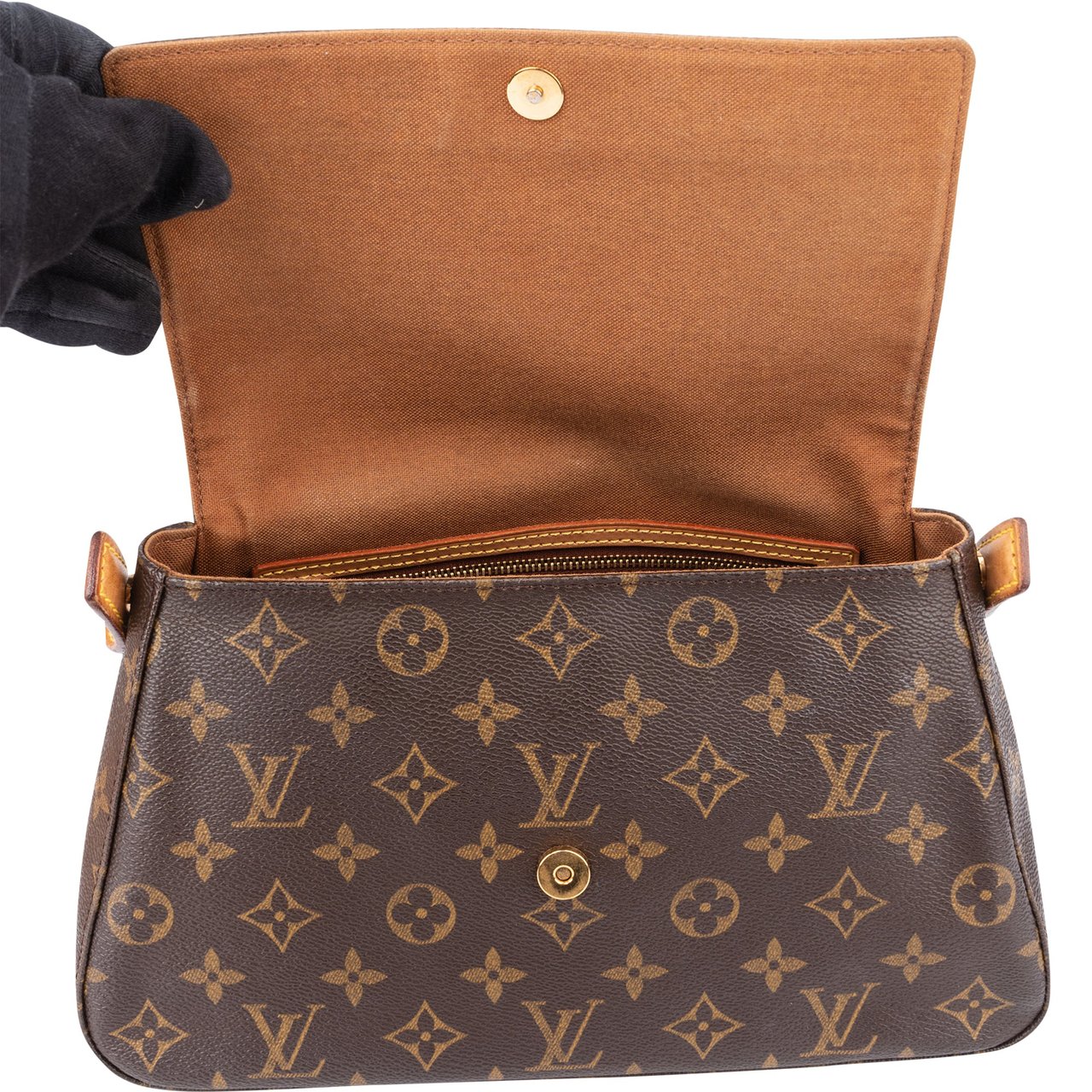 Louis Vuitton Louis Vuitton Canvas Monogram Looping PM Shoulder Bag Bruin