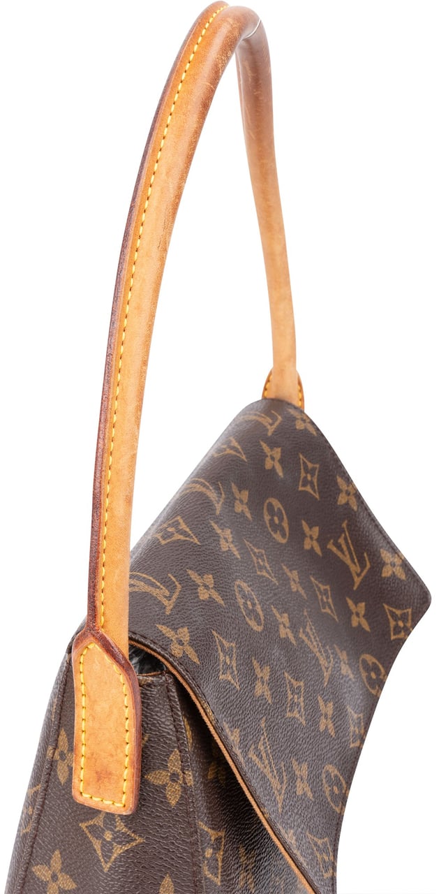 Louis Vuitton Louis Vuitton Canvas Monogram Looping PM Shoulder Bag Bruin