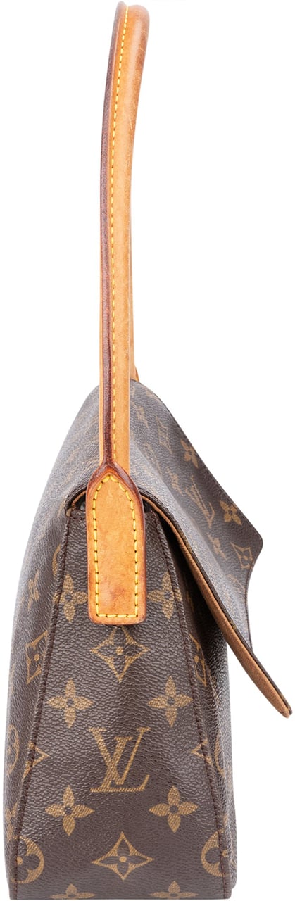 Louis Vuitton Louis Vuitton Canvas Monogram Looping PM Shoulder Bag Bruin