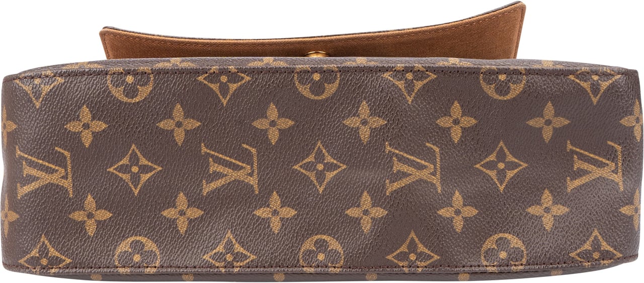 Louis Vuitton Louis Vuitton Canvas Monogram Looping PM Shoulder Bag Bruin