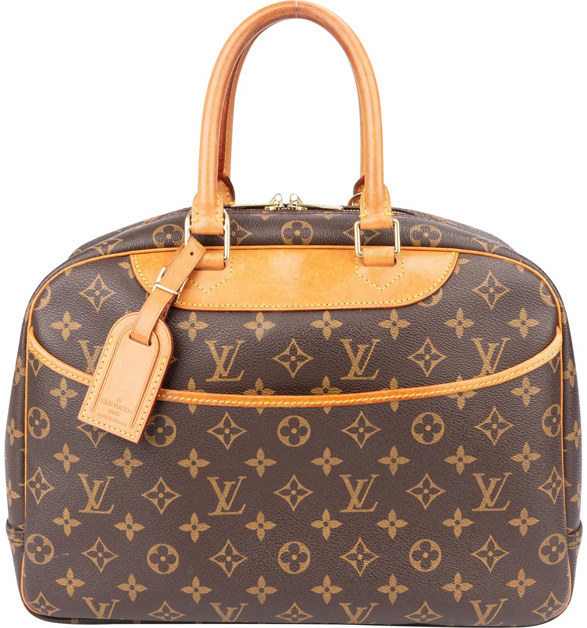 Louis Vuitton Louis Vuitton Canvas Monogram Deauville Handbag Bruin