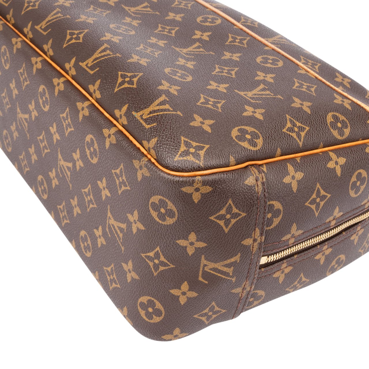 Louis Vuitton Louis Vuitton Canvas Monogram Deauville Handbag Bruin