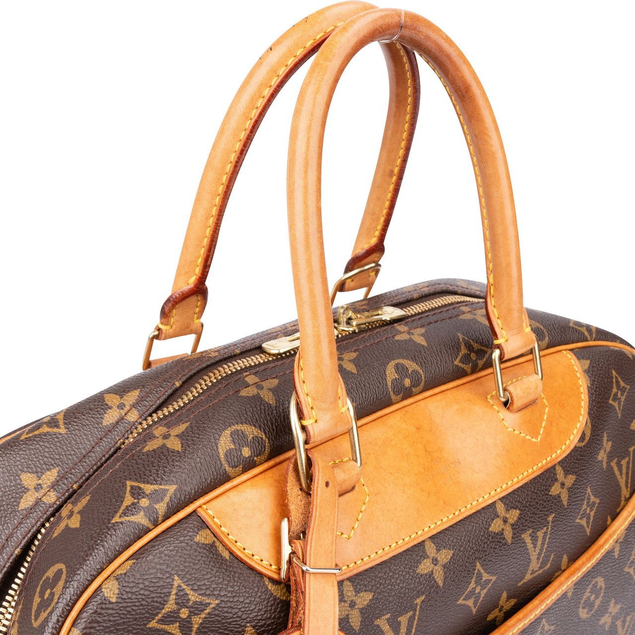 Louis Vuitton Louis Vuitton Canvas Monogram Deauville Handbag Bruin