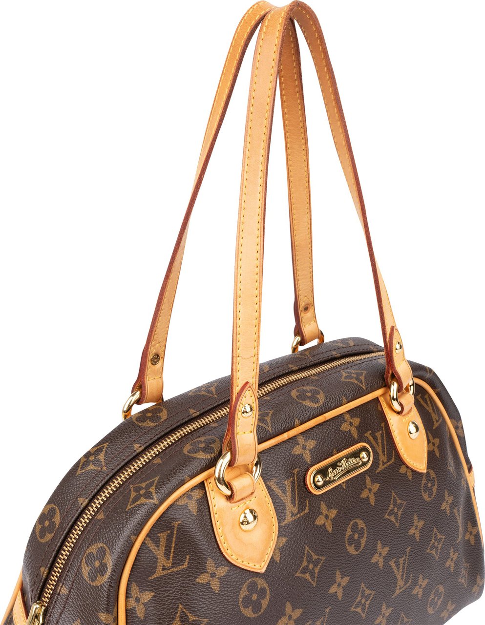 Louis Vuitton Louis Vuitton Canvas Monogram Montorgueil PM Shoulder Bag Bruin