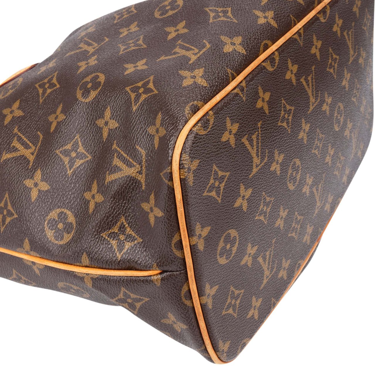 Louis Vuitton Canvas Monogram Palermo PM Handbag Bruin