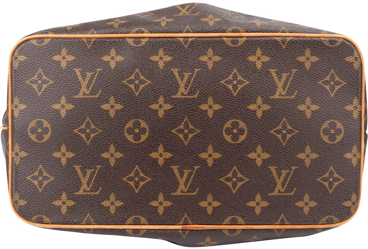 Louis Vuitton Canvas Monogram Palermo PM Handbag Bruin