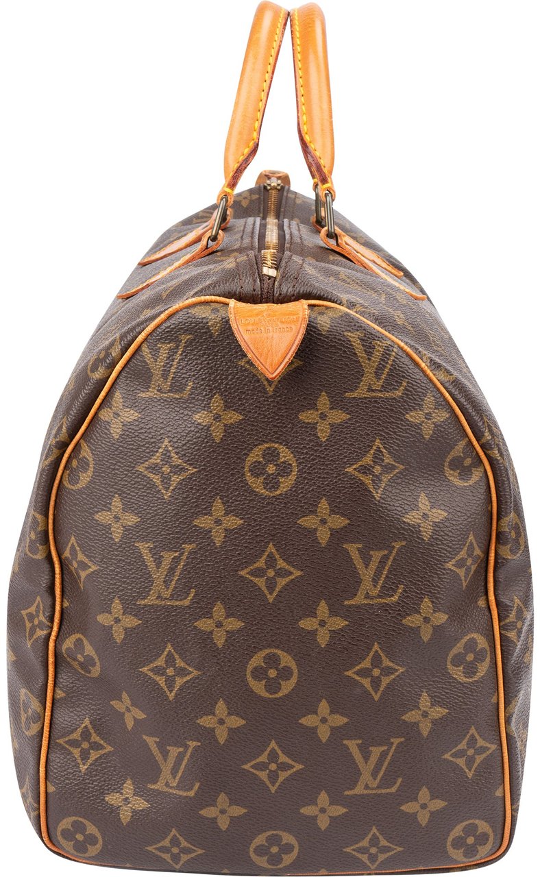 Louis Vuitton Louis Vuitton Canvas Monogram Speedy 40 Handbag Bruin