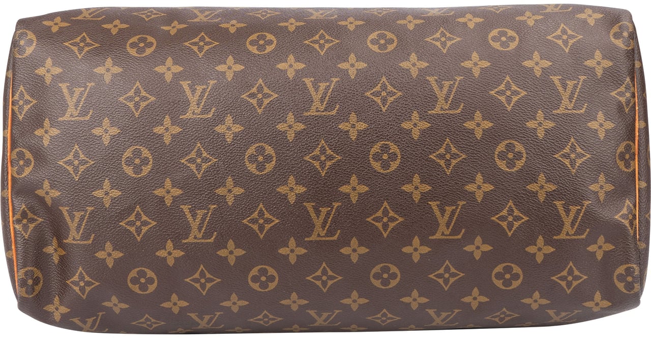 Louis Vuitton Louis Vuitton Canvas Monogram Speedy 40 Handbag Bruin