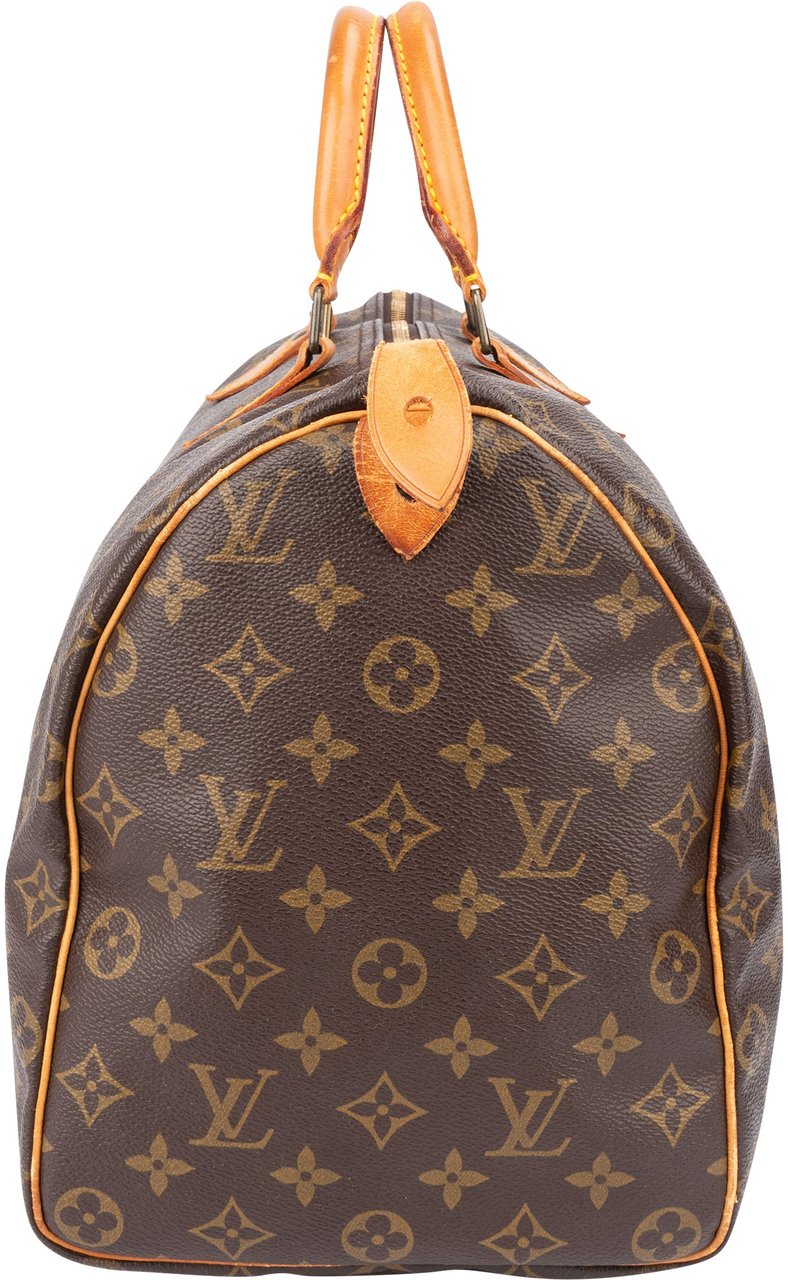 Louis Vuitton Louis Vuitton Canvas Monogram Speedy 40 Handbag Bruin