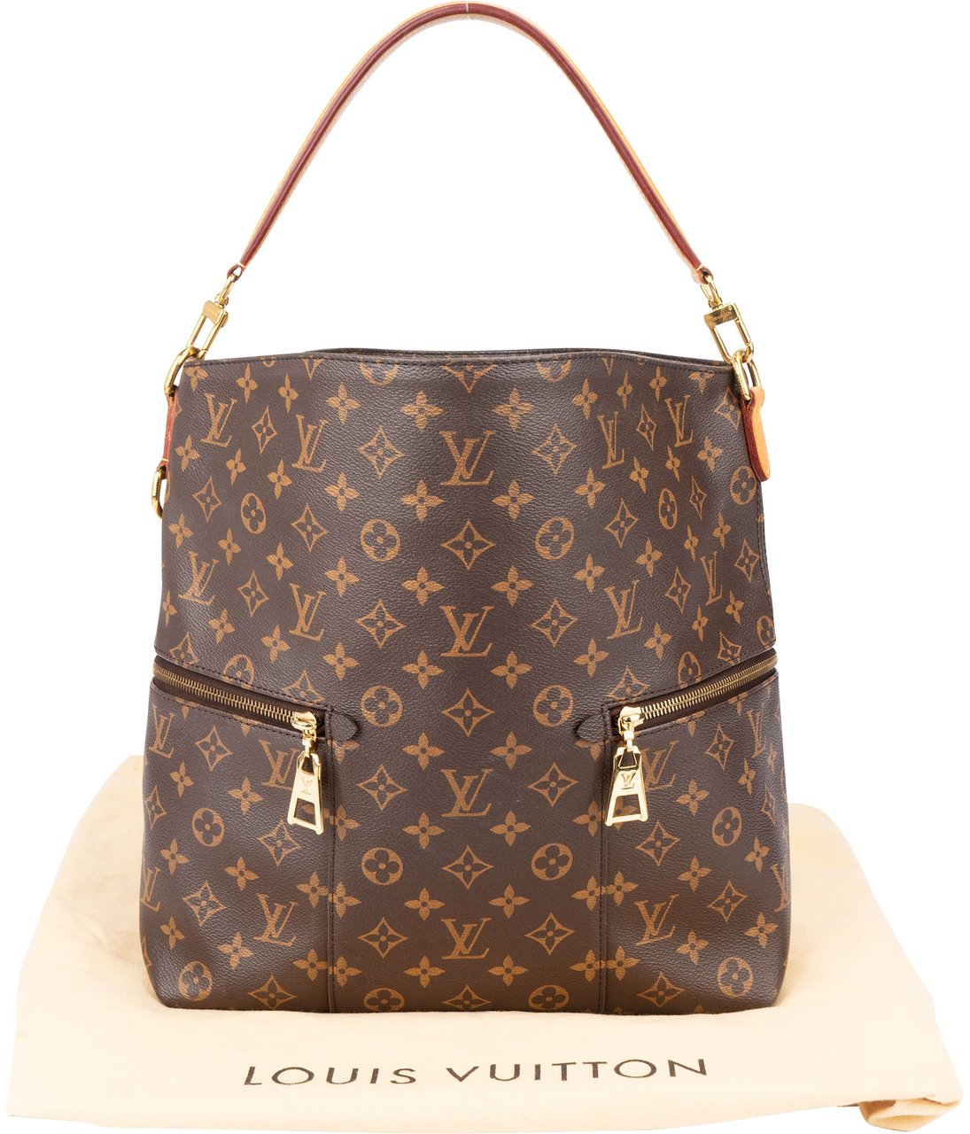 Louis Vuitton Louis Vuitton Canvas Monogram Melie Handbag Bruin