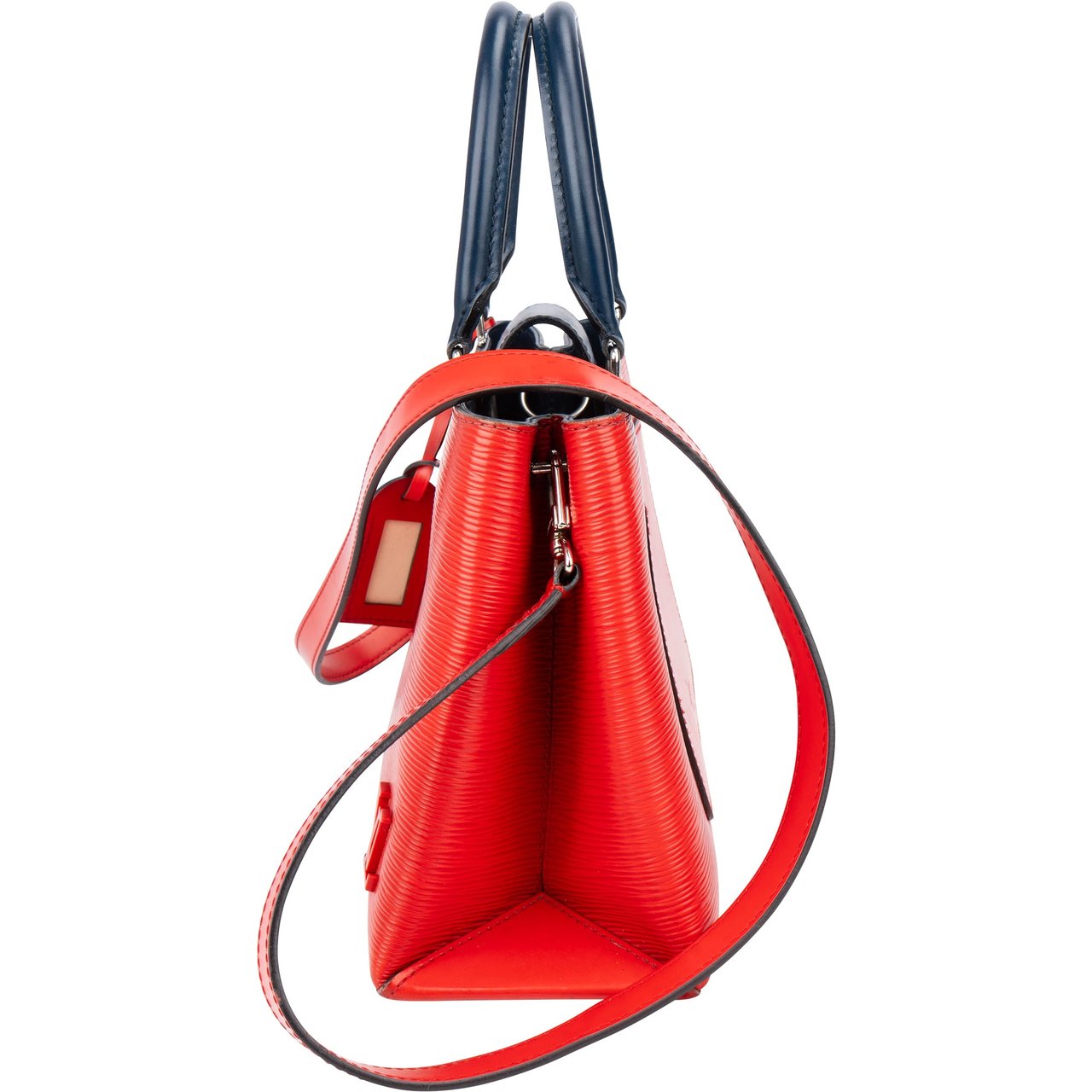 Louis Vuitton Louis Vuitton Bicolor Epi Leather Kleber PM Handbag Rood