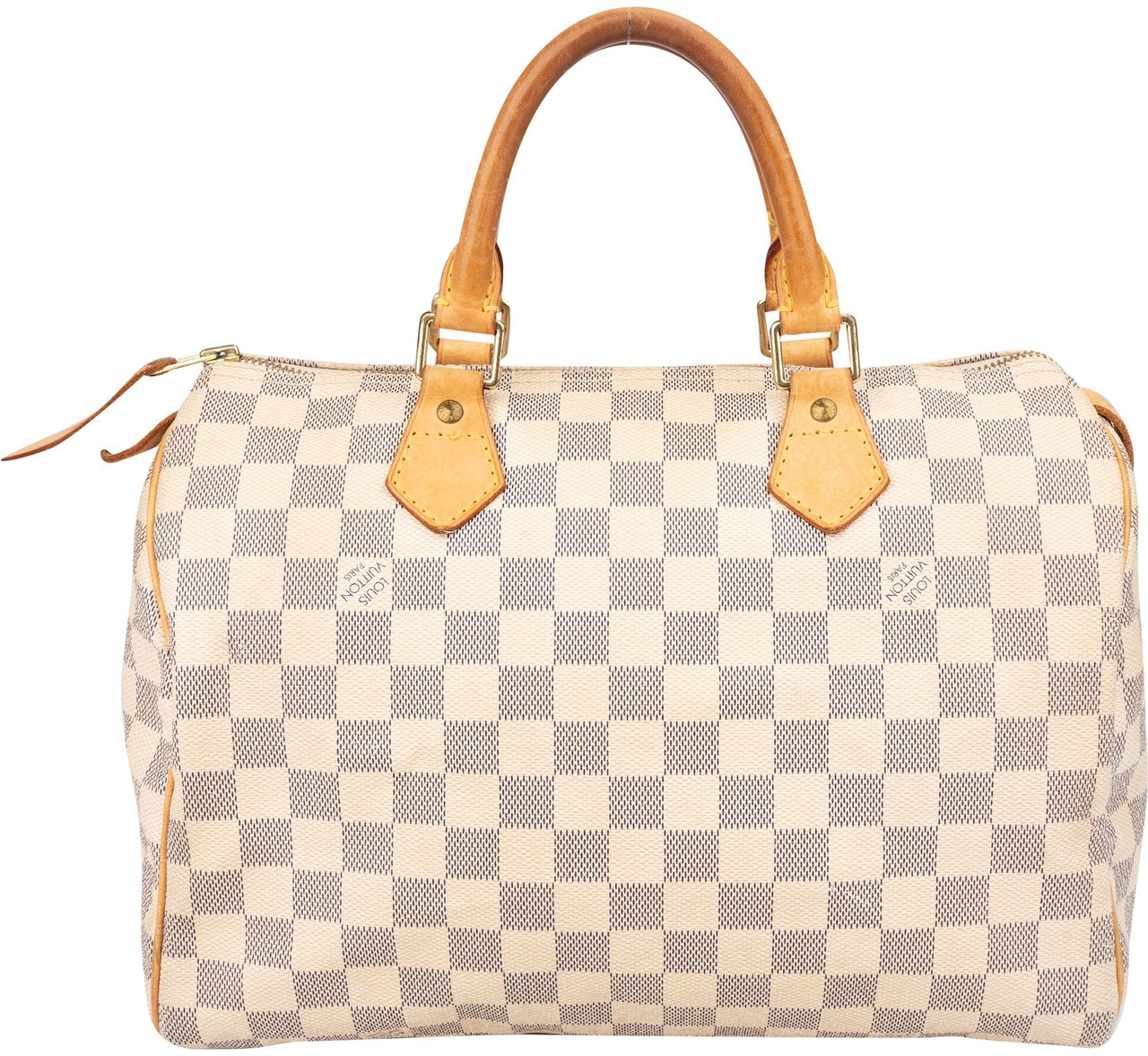 Louis Vuitton Louis Vuitton Canvas Monogram Speedy 30 Handbag Wit