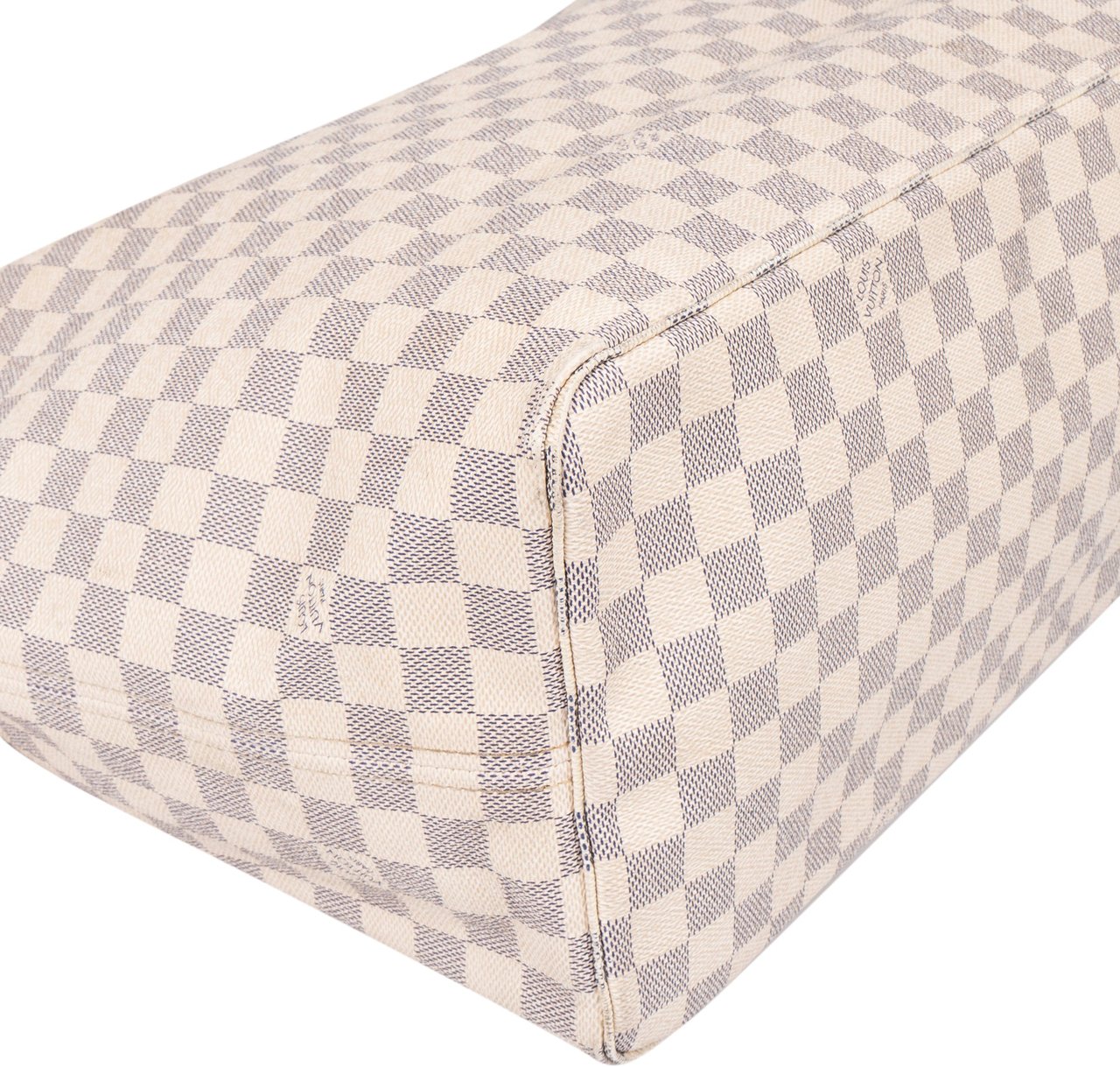 Louis Vuitton Louis Vuitton Damier Azur Monogram Neverfull GM Shopper Handbag Wit