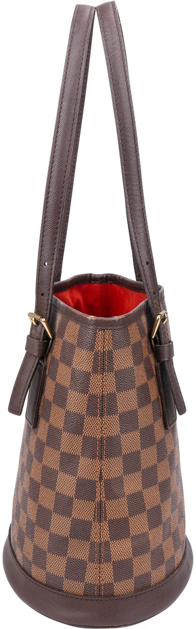 Louis Vuitton Damier Ebene Monogram Bucket Bag PM Handbag Bruin