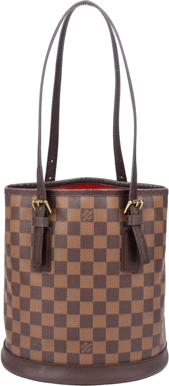 Louis Vuitton Louis Vuitton Damier Ebene Monogram Bucket Bag PM Handbag Bruin