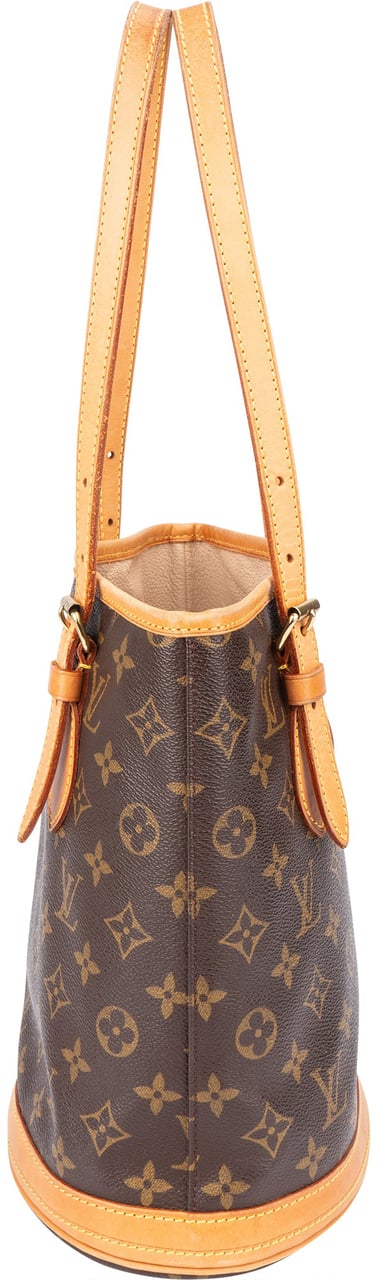 Louis Vuitton Louis Vuitton Canvas Monogram Bucket Bag PM Handbag Bruin