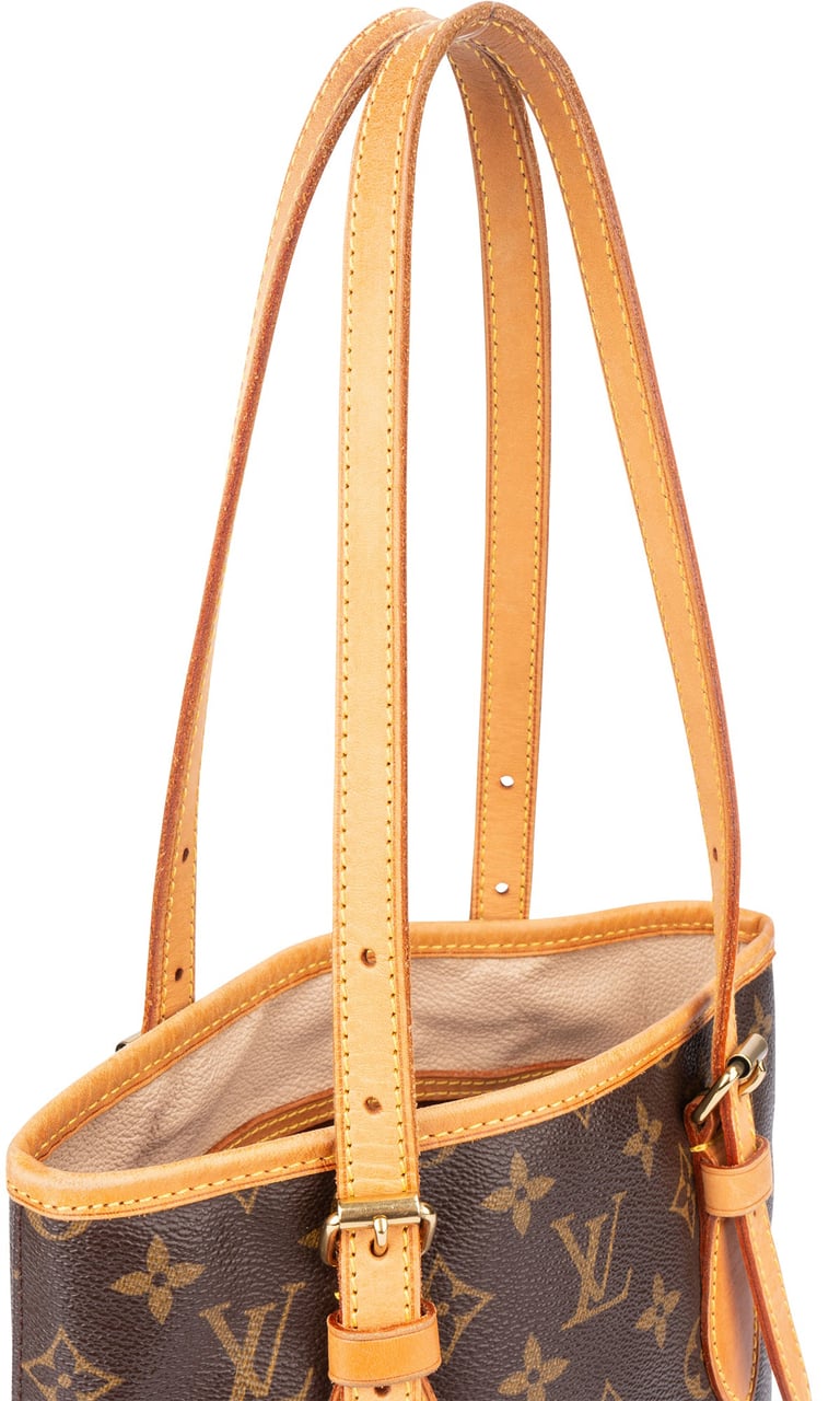 Louis Vuitton Louis Vuitton Canvas Monogram Bucket Bag PM Handbag Bruin