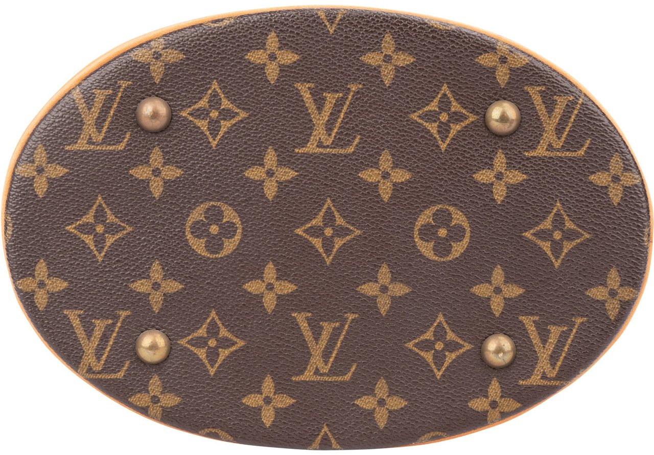 Louis Vuitton Louis Vuitton Canvas Monogram Bucket Bag PM Handbag Bruin