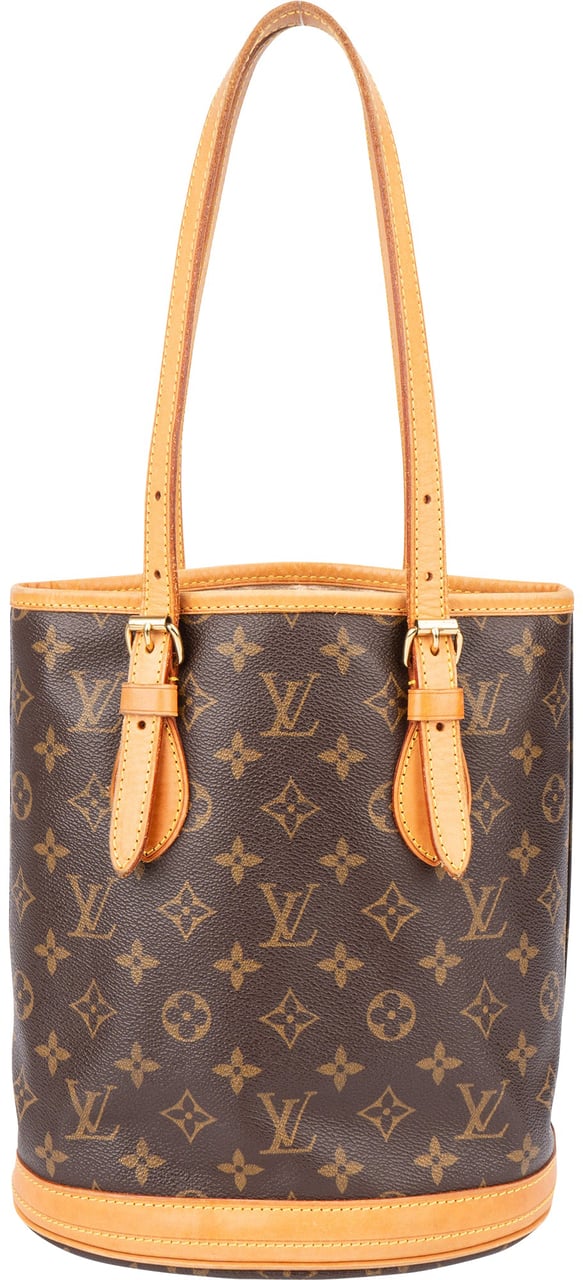 Louis Vuitton Louis Vuitton Canvas Monogram Bucket Bag PM Handbag Bruin