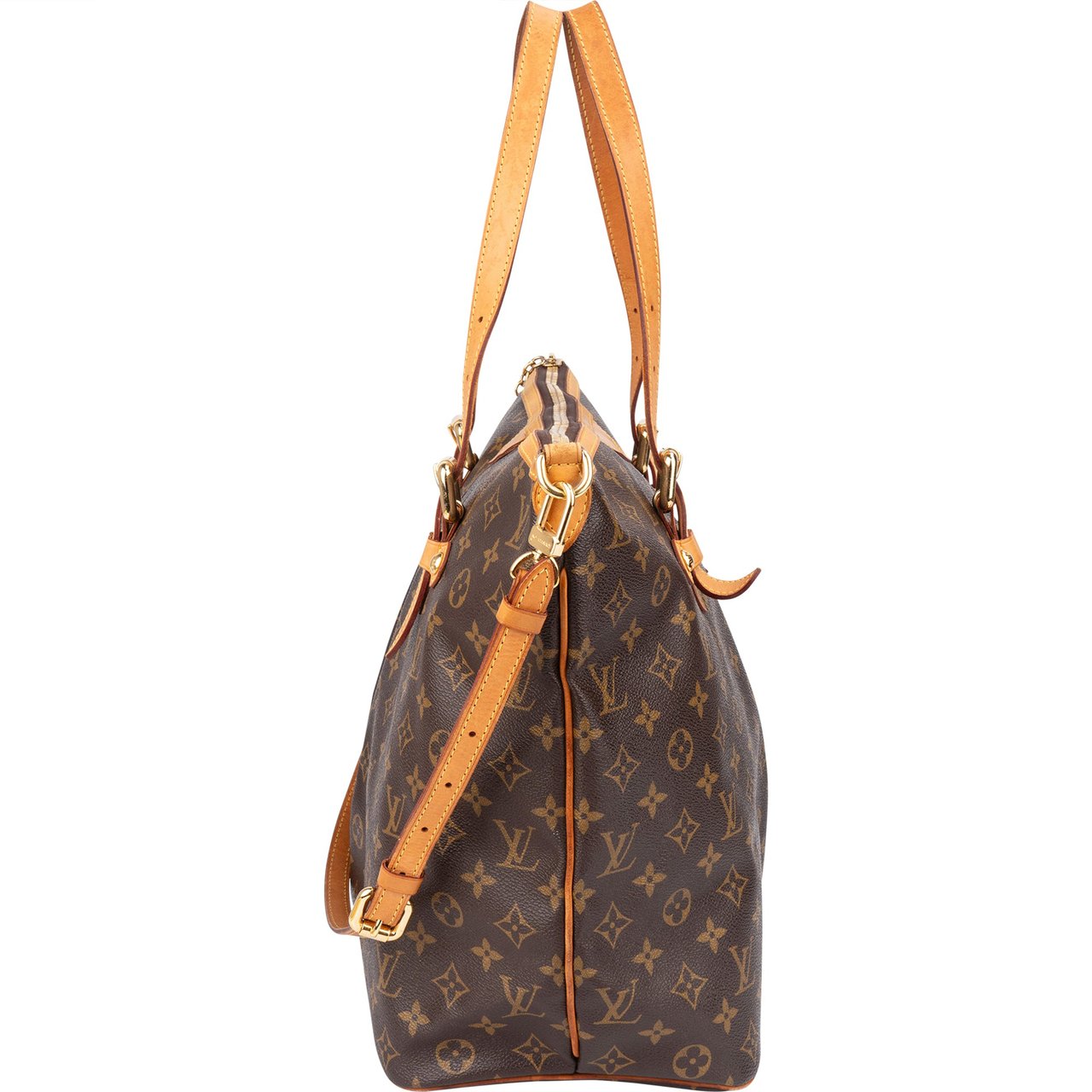Louis Vuitton Louis Vuitton Canvas Monogram Palermo GM Handbag Bruin